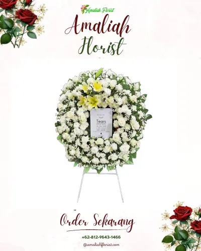 Krans Bunga Duka Cita di Pondoksalam