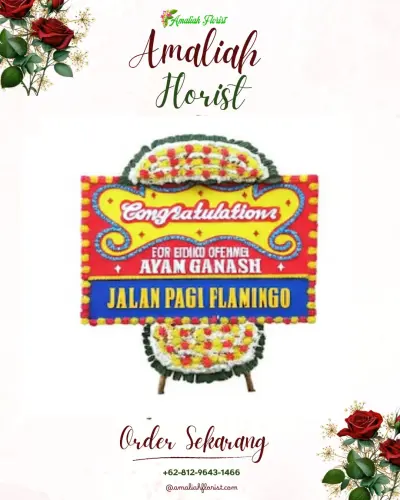 Bunga Papan Congratulation di Pondoksalam
